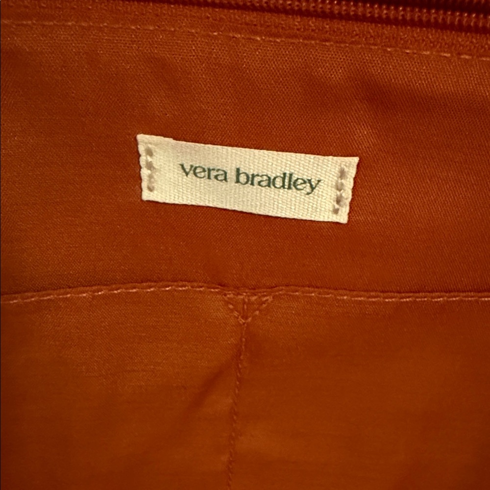 Vera Bradley Orange Quilted Bag - Picture 2 of 12